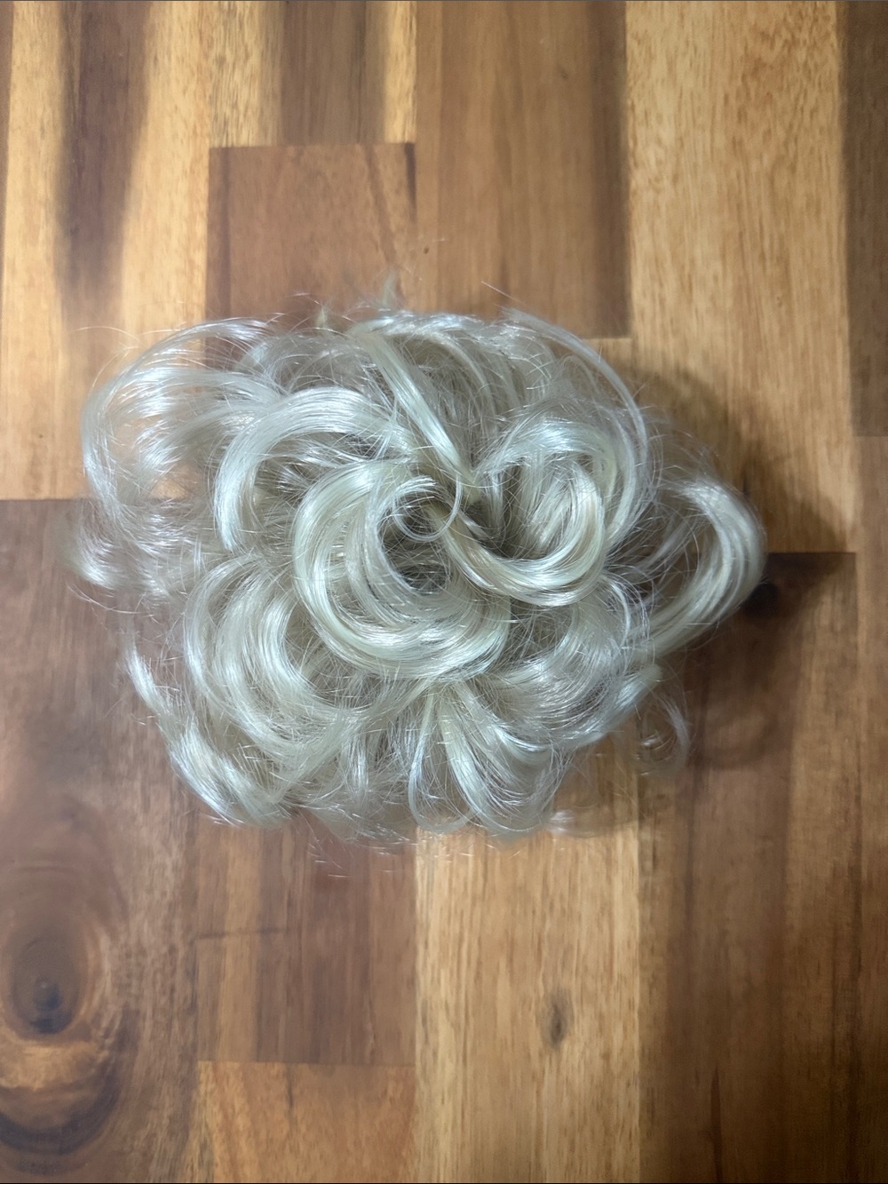 2/$15. Synthetic Blonde Messy Bun Scrunchie - Neutral Blonde